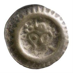 Münze, Pfennig, Ende 14. Jh
