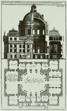 Nicolai Goldmanns vollständige Anweisung zu der Civil-Baukunst : Gartenhaus, Stich, Sturm 1708