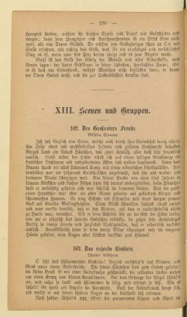 XIII. Scenen und Gruppen.