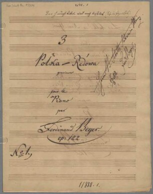 Jenny; F; pf; op. 122/1 - BSB Mus.Schott.Ha 12804
