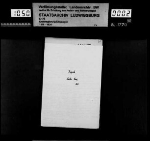 Bürgerrechtsangelegenheiten zu Stuppach