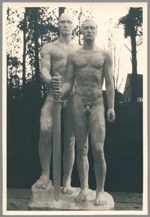 Krieger-Ehrenmal Stralsund, 1934/35, Gips
