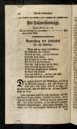 146-150, Anpreisung des Heilandes fuer alle Suender