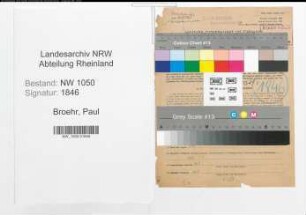 Entnazifizierung Paul Broehr , geb. 29.06.1892 (Bahninspektor)