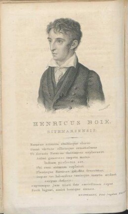 Henricus Boie. Dithmarsensis.