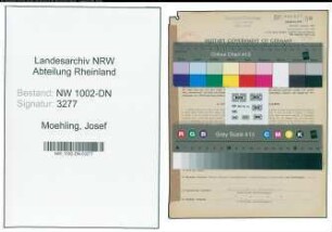 Entnazifizierung Josef Moehling, geb. 29.05.1897 (Bohrer)