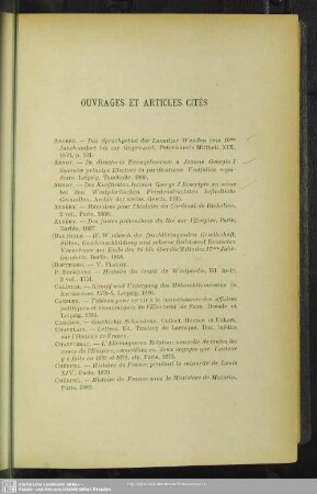 Ouvrages Et Articles Cites