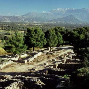 Agia Triada. Marktgeviert der Siedlung : Kreta, Agia Triada. Marktgeviert einer spätminoischen Siedlung beim Palast