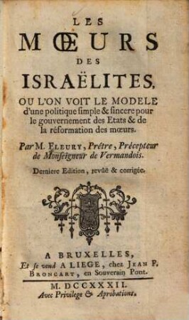 Les moeurs des chrétiens