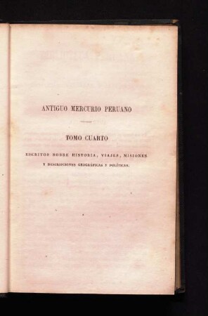 Antiguo Mercurio peruano
