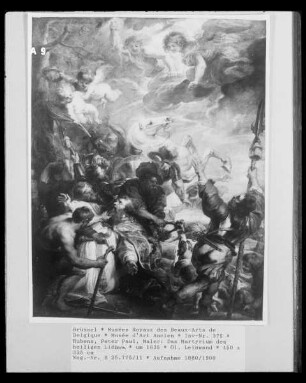 Das Martyrium des heiligen Liévin