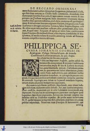 Philippica II.