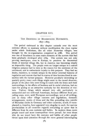 Chapter XVI. The Beginning Of Modernizing Movements. 1807-1825.