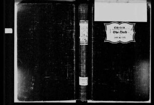 Elchesheim, katholische Gemeinde: Heiratsbuch 1809-1869