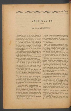 Capítulo IV - La carta de Margarita