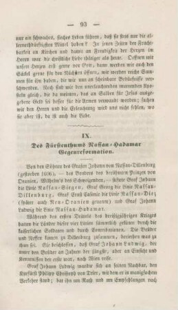 93-96 Des Fürstenthums Nassau-Hadamar Gegenreformation