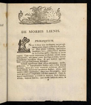 1-27, De Morbis Lienis.
