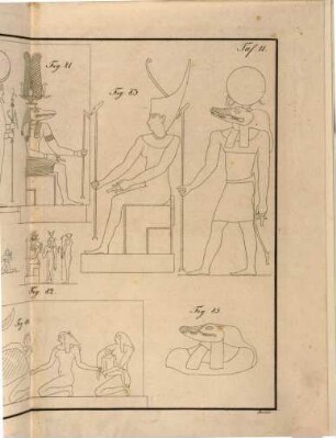Ueber die Bildung der Aegyptischen Gottheiten : [Tafeln]
