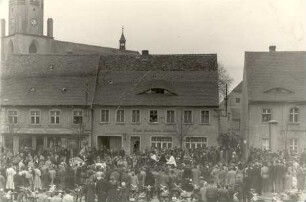Osterreiter in Wittichenau : Gesellschaftliche Volkskultur - Frühling. Ort: Kulow / Wittichenau. Osterreiten in Wittichenau.