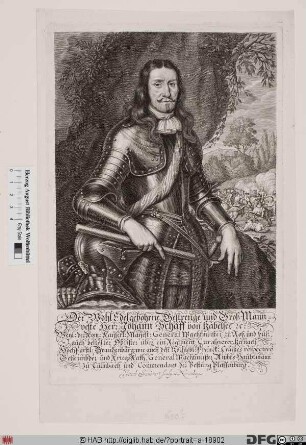 Bildnis Johann Schaff (1655 von Habelsee)