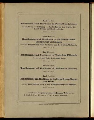 [Zusammenfassung zu den Bde. I-V]