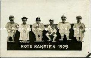 Die Agit-Prop-Gruppe "Rote Raketen" der KPD Leipzig zur Regierungskoalition von 1929