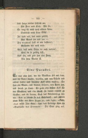 Eine Parabel.