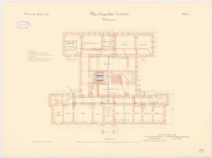 Universität Greifswald Physiologisches Institut: Grundriss Keller 1:100