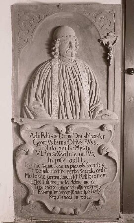 Grabmal des Magisters Georg Bernhard Ruß