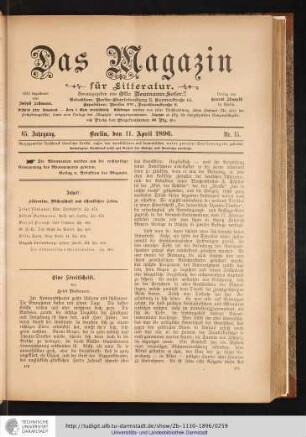 Nr. 15. - 11. April 1896