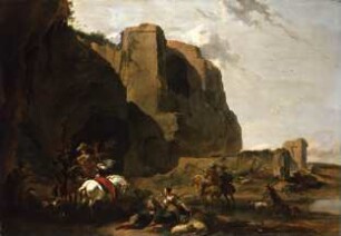 Rückkehr von der Falkenjagd