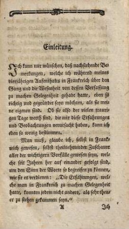 Schilderung der Franzosen während der Revolution