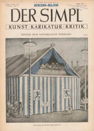 "Hinter dem weißblauen Vorhang"