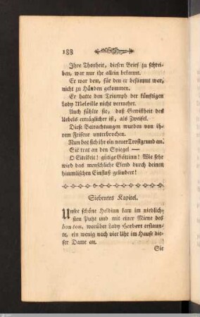 Siebentes Kapitel.