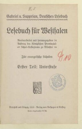 Teil 1 = Unterstufe, [Schülerband]: [Teil 1 = Unterstufe, [Schülerband]] : für evangelische Schulen