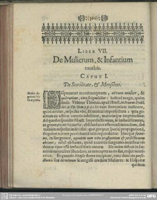 Liber VII. De Mulierum, & Infantium morbis