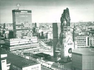 Sicht auf das Europa-Center und die Gedächtniskirche