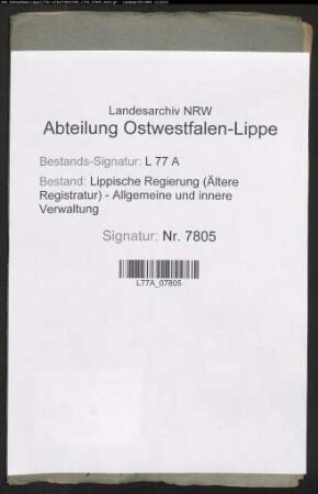 Anstellung der Flurschützen im Flecken Lage