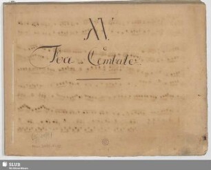 2 Operas - Mus.3480-F-12 : Excerpts; Arr; V (X), Coro, cemb