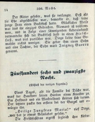 Fünfhundert sechs und zwanzigste Nacht