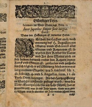 Sächsisch: vnnd Helmstättischer Religions Streitt. Nicht von Linsen vnd Haberstroh, Sonder Von den Fundamental- vnd Hauptstucken deß Christenthumbs, Zwischen dem Hülsemann zu Leipzig, Vnd Calixto zu Helmstätt Respectiue Professorn, vnd ihrem Anhang : Zur Academischen Vbung den Herrn Studenten Der Lutherischen Vniuersiteten, problematice zu disputieren vorgestellt