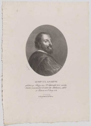 Bildnis des Ludovico Ariosto