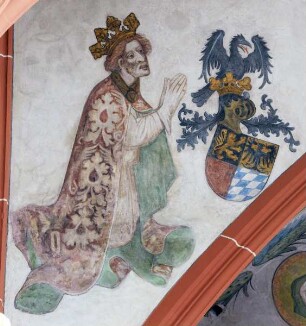 Stifter und Heilige beim Jüngsten Gericht — Ruprecht III. von der Pfalz