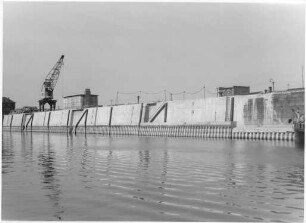 Mühlauhafen Mannheim, Instandsetzung Kaimauer