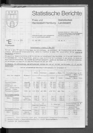 Bauhauptgewerbe in Hamburg im März 1979 : Lfd. Nr. 11