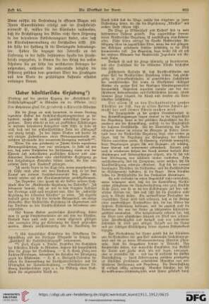 Ueber künstlerische Erziehung, 1