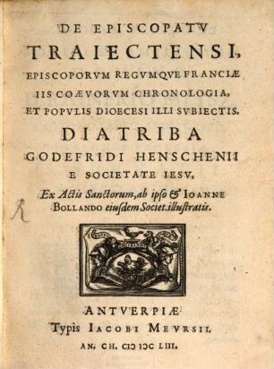 Diatriba de Episcopatu Traiectensi