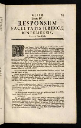 95-102, Num. IV. Facultatis Juridicae Rinteliensis