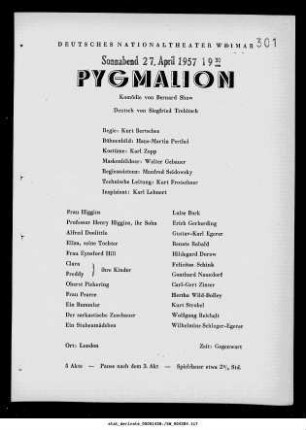 Pygmalion