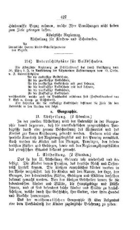 Unterrichtspläne für Volksschulen : [IV. Elementarschulwesen]